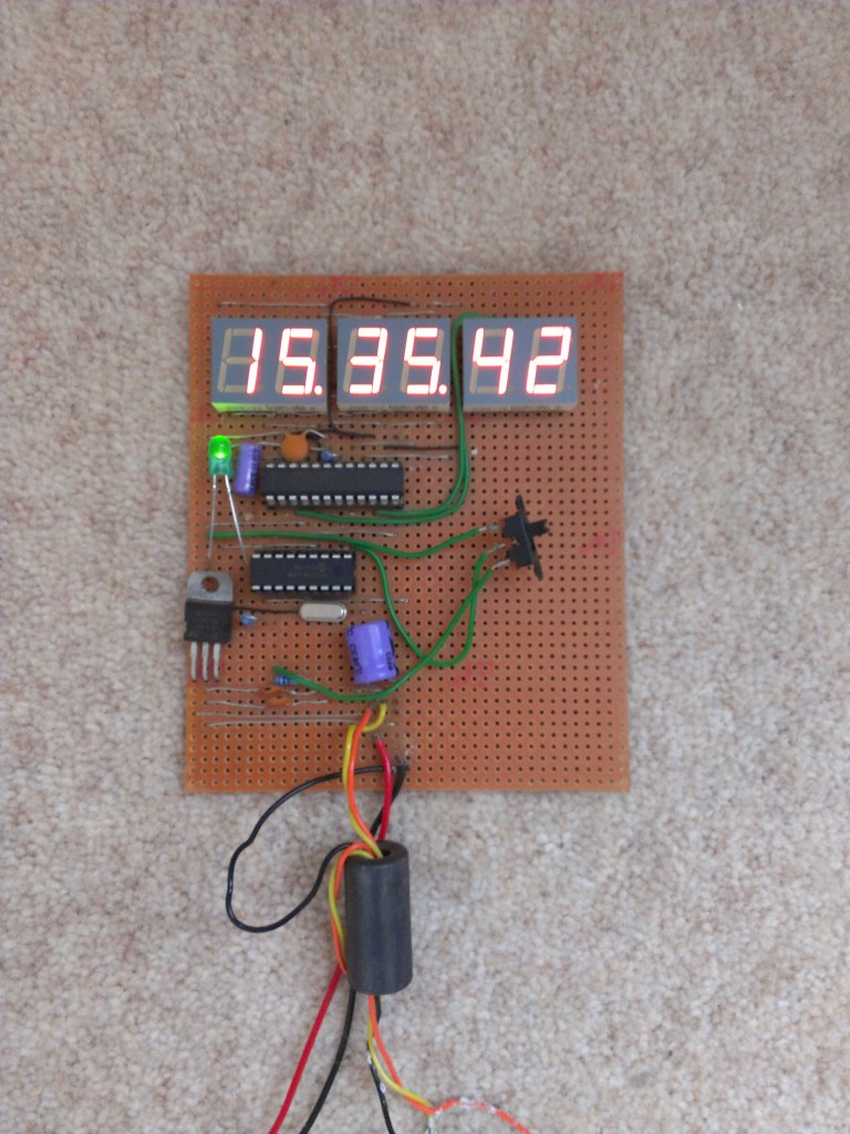 Rugby PIC Clock Detailing the design and build of a 60khz time code