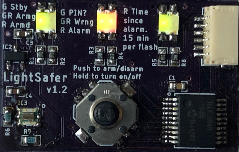 LightSafer PIN change reenter PIN