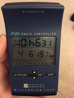 Clock with another invalid time reading